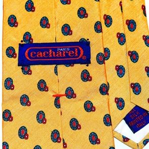 VTG  1960s Cacharel Italian silk necktie